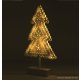 HOME KAD 19 PINE Beltéri 20 LED-es, elemes karácsonyfa asztaldísz, meleg fehér világítással