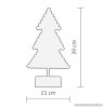 HOME KAD 19 PINE Beltéri 20 LED-es, elemes karácsonyfa asztaldísz, meleg fehér világítással