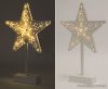 HOME KAD 20 STAR Beltéri 20 LED-es, elemes csillag asztaldísz, meleg fehér világítással