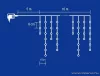 HOME KAF 300L 10M Kültéri LED-es fényfüggöny, 300 db hideg fehér színű LED-del, 8 programos, memóriás, 10 méter széles