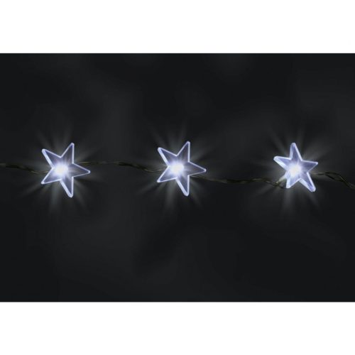 HOME KAF 48L Csillag díszes fényfüggöny, 150 x 100 cm, 48 db hideg fehér leddel