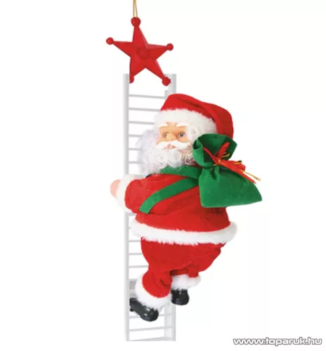 HOME KD 71 Mászó, zenélő Mikulás, 71 cm - megszűnt termék: 2014. november