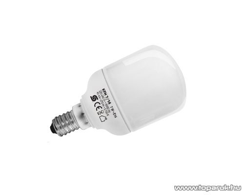 HOME KFH 7/14 Kompakt fénycső, henger, 7 W, E 14 / mini, 2700 K