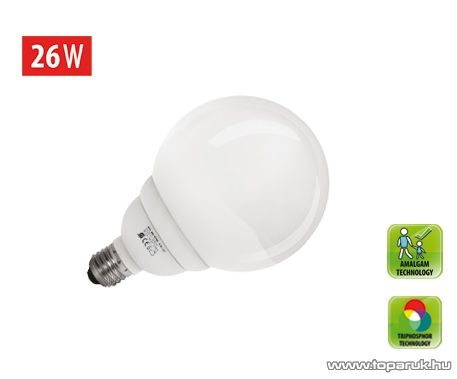 HOME KFL 26/27M Kompakt fénycső, körte, 26 W, 2700 K / 1910 lm - megszűnt termék: 2017. szeptember