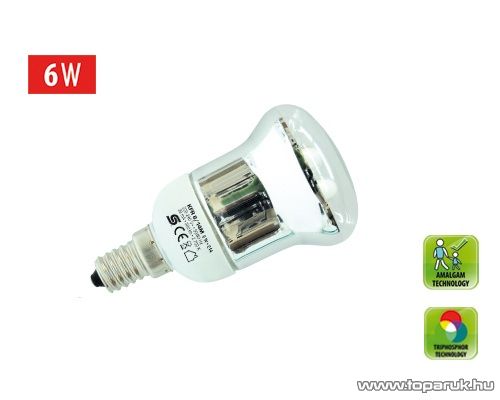 HOME KFR 6/14M Kompakt fénycső, R50 spot, 6 W, E 14, 2700 K