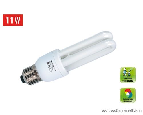 HOME KFU 11/27M Kompakt fénycső, 2U, 11 W, E 27, 2700 K