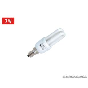 HOME KFU 7/14 Kompakt fénycső, 2U, 7 W, E 14, 2700 K