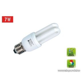 HOME KFU 7/27M Kompakt fénycső, 2U, 7 W, E 27, 2700 K