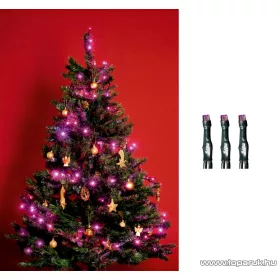   HOME KII 100/P Beltéri LED-es fényfüzér, 100 db LED, 8 m hosszú, pink (rózsaszín) fényű