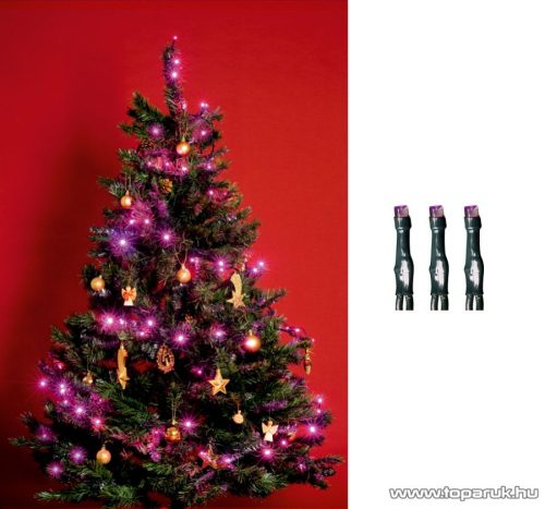 HOME KII 100/P Beltéri LED-es fényfüzér, 100 db LED, 8 m hosszú, pink (rózsaszín) fényű