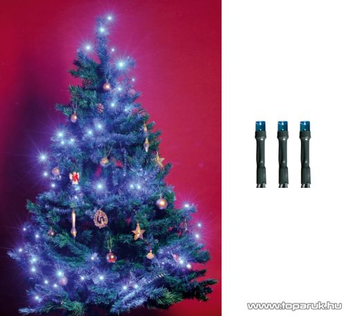 HOME KII 50/BL Beltéri LED-es fényfüzér, 50 db LED, 4 m hosszú, kék fényű