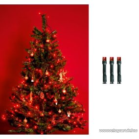   HOME KII 50/R Beltéri LED-es fényfüzér, 50 db LED, 4 m hosszú, piros fényű