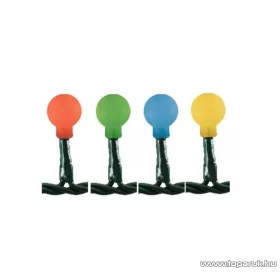   HOME KII 100B/M Beltéri állófényű LED-es opál gömb fényfüzér, 100 db színes LED-del