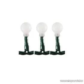   HOME KII 100B/WW Beltéri állófényű LED-es opál gömb fényfüzér, 100 db melegfehér LED-del
