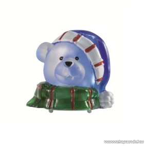   HOME KID 340/MA Beltéri 1 LED-es, elemes maci figura asztali dísz, fehér világítással