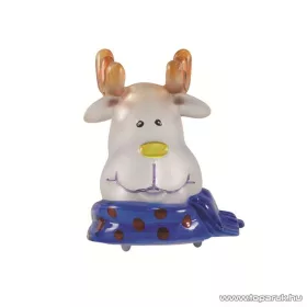   HOME KID 340/R Beltéri 1 LED-es, elemes rénszarvas figura asztali dísz, fehér világítással