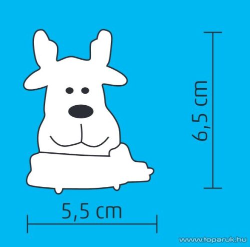 HOME KID 340/R Beltéri 1 LED-es, elemes rénszarvas figura asztali dísz, fehér világítással