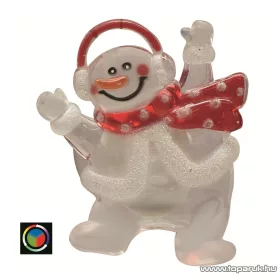   HOME KID 322 Beltéri LED-es ablakdísz, hóember dekoráció