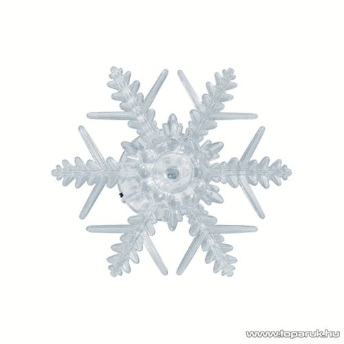 HOME KID 331/WH Beltéri LED-es ablakdísz, csillag dekoráció, 1 db hideg fehér LED-del