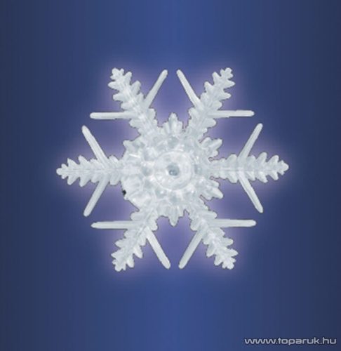 HOME KID 331/WH Beltéri LED-es ablakdísz, csillag dekoráció, 1 db hideg fehér LED-del