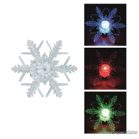   HOME KID 331 Beltéri LED-es ablakdísz, csillag dekoráció, 1 db színváltó LED-del