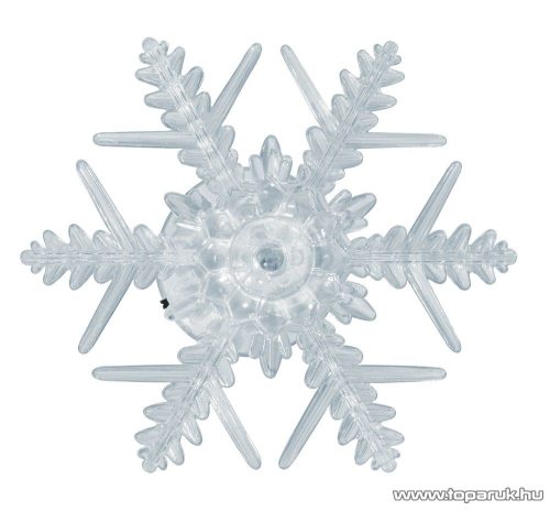 HOME KID 331 Beltéri LED-es ablakdísz, csillag dekoráció, 1 db színváltó LED-del