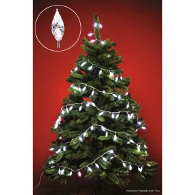   HOME KIL 108 Kültéri jégcsap fényfüzér, 8 programos, memóriás, 100 db hidegfehér LED-del