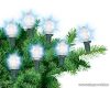 HOME KIRF 12F Fenyőfa izzós fényfüzér, 12 izzó, fehér - készlethiány