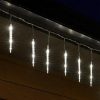 HOME KJL288 Kültéri jégcsap fényfüzér, 288 db olvadást imitáló futófényű HIDEG FEHÉR SMD LED-del, 8 db jégcsap, 3,5 m hosszú