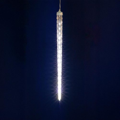 HOME KJL288 Kültéri jégcsap fényfüzér, 288 db olvadást imitáló futófényű HIDEG FEHÉR SMD LED-del, 8 db jégcsap, 3,5 m hosszú