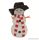 HOME KKD 107 Dekorációs lámpa, hóember, 17 cm