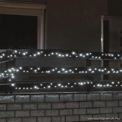 HOME KKL 1000C/WH Kültéri LED-es fényfüzér, 70 m hosszú, 1000 db hideg fehér fényű LED-del, állófényű