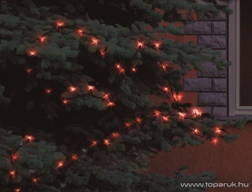 HOME KKL 108/RD Kültéri LED-es fényfüzér, 100 db piros LED-del
