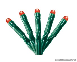 HOME KKL 108/RD Kültéri LED-es fényfüzér, 100 db piros LED-del