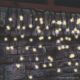 HOME KSF 204/WW Kültéri LED-es sorolható (toldható) jégcsap fényfüggöny, 200 x 200 cm, 204 db melegfehér LED-del