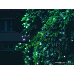   HOME KTI 40/WH Kültéri sorolható LED-es fényfüzér, 40 db hidegfehér LED-del, 4 m hosszú