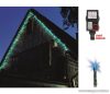 HOME KTL 108/BL Kültéri LED-es fényérzékelős fényfüzér, 100 db kék fényű leddel, 8 programos fényjátékkal