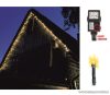 HOME KTL 108/WW Kültéri LED-es fényérzékelős fényfüzér, 100 db meleg fehér fényű leddel, 8 programos fényjátékkal