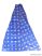 HOME KT 250/BL Karácsonyfa takaró 3 in 1 (burkolatvédő, csomagoló és szállítóanyag), kék alap / ezüstszürke csillagok