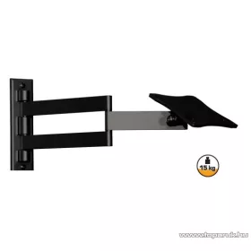  HOME LCDH 01/BK Fali tartó LCD és plazma tv-hez, hangfalakhoz, fekete