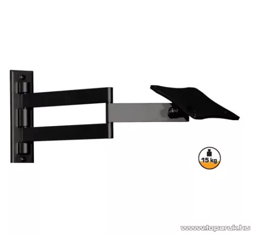 HOME LCDH 01/BK Fali tartó LCD és plazma tv-hez, hangfalakhoz, fekete