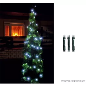   HOME LED 108C/WH Kültéri LED-es fényfüzér, 7 m hosszú, 100 db hideg fehér fényű LED-del, 8 programos, memóriás