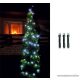 HOME LED 108C/WH Kültéri LED-es fényfüzér, 7 m hosszú, 100 db hideg fehér fényű LED-del, 8 programos, memóriás