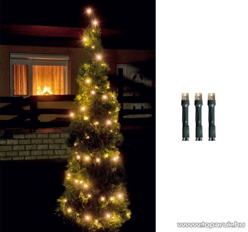 HOME LED 208C/WW Kültéri LED-es fényfüzér, 14 m hosszú, 200 db meleg fehér fényű LED-del, 8 programos, memóriás