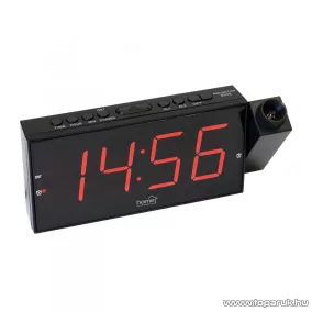   HOME LTCP 01 Digitális, LED-es ébresztőóra projektorral, piros JUMBO LED kijelzővel