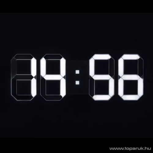 HOME LTC 04 Asztali, fali, 3D LED kijelzős digitális ébresztőóra