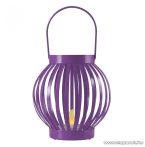   HOME LTN 11/PL Beltéri lámpás LED-es gyertyával, fém anyagú, lila
