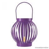   HOME LTN 11/PL Beltéri lámpás LED-es gyertyával, fém anyagú, lila