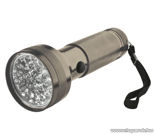 HOME MFL 03 LED-es elemlámpa, fém, 28 LED-es