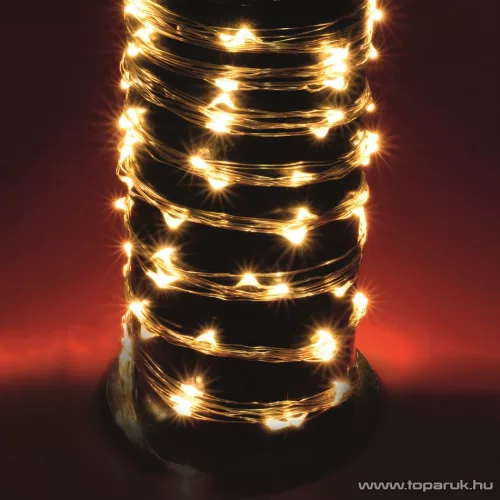 HOME ML 250/WW 10 ágú, 250 db Micro LED-es kültéri fényfüzér köteg (fényháló), meleg fehér színű világítással
